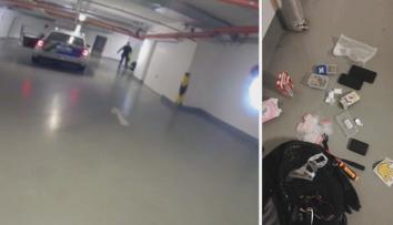 VIDEO: Muži měli v Praze vykrádat sklep, policisté se bránili taserem