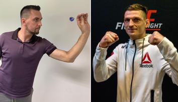 Sportovní redaktor prokázal své šipkařské kvality a Dvořáka porazil