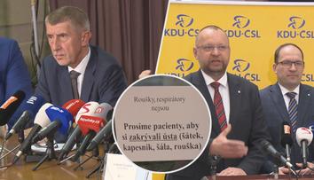 Šéfové opozičních stran kritizují vládu. "Informujte pravdivě," vyzvali