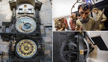 Dělníci zakryjí pražský orloj. Turisté uvidí jen video na lešení