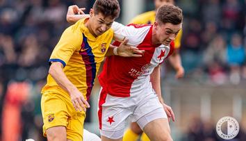 První lekce od Barcelony! Mladíci Slavie dostali pořádný výprask