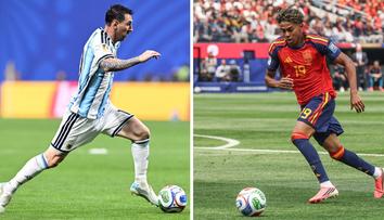 Messi ho jako miminko koupal, teď hrají o zlato. Snímek s Yamalem baví svět