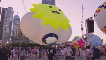 V Hongkongu se koná festival horkovzdušných balónů. Dorazily týmy z celého světa