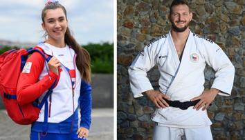 Olympijský vítěz a mistryně světa. Vlajku ponesou Krpálek a Horáčková