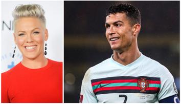 Dobrák Ronaldo se domluvil se zpěvačkou Pink, chtějí pomoci dětem