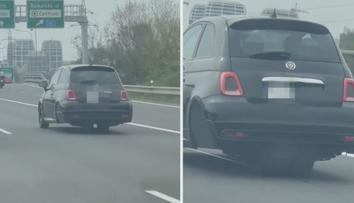 VIDEO: Nevšední podívaná na silnici v Bratislavě. Auto vypadalo, že levituje