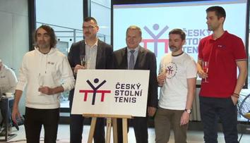 Stolní tenis představil moderní logo, výzvu s olympionikem přijal Jakub Kohák