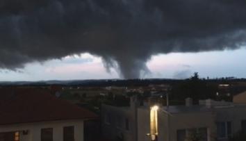 Tornádo na Vysočině? Obyvatele Mohelna vylekal přírodní úkaz