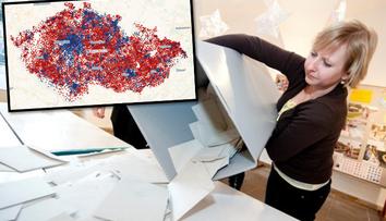 Sčítání hlasů v 1 minutě: Podívejte se, jak rychlí byli u vás! MAPA
