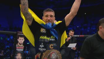 Pás z válečné zóny zůstává na Ukrajině. Titul na Bellatoru obhájil Amosov