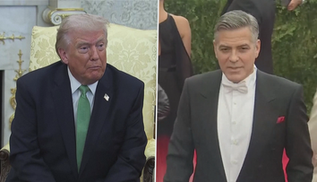 Trump se hádá s Georgem Clooneym. Vzájemně se obviňují z válečných zločinů