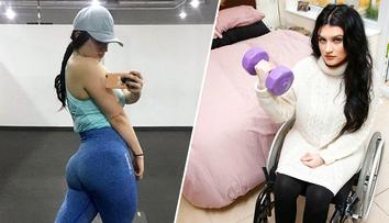 Při dřepu na Sophii spadlo závaží. Možná už nikdy nebude chodit