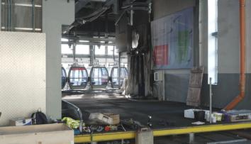V Krkonoších hořela stanice lanovky. Milionová škoda, sezóna ohrožená není