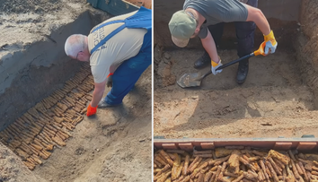 V Plané na letišti zasahovali pyrotechnici. Dělníci objevili munici s bílým fosforem