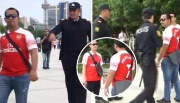 Stůjte, ty dresy nejsou vhodné! Policie v Baku řeší fandy Arsenalu