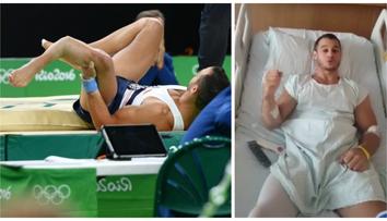 Gymnasta poslal po děsivém zranění dojemný vzkaz: Vrátím se!