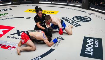 Premiéra pro ženskou rozhodčí v hlavním duelu KSW. Skočila do Brichtových bomb