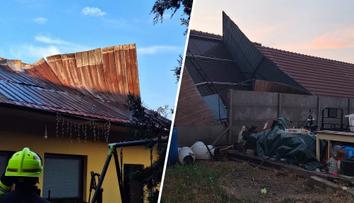 Vesnice na Brněnsku zpustošil downburst. Vítr měl zřejmě přes 150 km/h