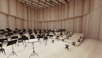 Přípravy Vltavské filharmonie míří dál. Odborníci testují akustiku budoucího sálu