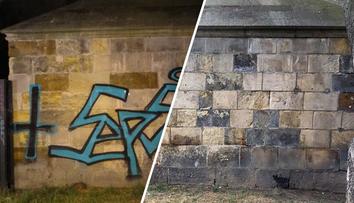 Odstranění graffiti z Karlova mostu bylo neodborné, pilíř může být poškozen