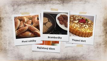Rychlovky Ládi Hrušky: Pivní rohlíky, bramboráky a dort