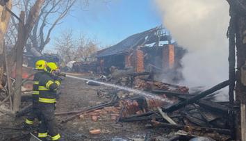 Na Olomoucku hořela stodola a rodinný dům. Škoda vyčíslena na tři miliony korun