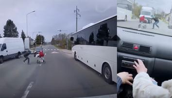 Děsivá nehoda byla "jen" provokace. Šokující video má změnit chování řidičů