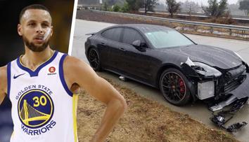 ŠOK pro NBA: Hvězdný Stephen Curry měl autonehodu! FOTO