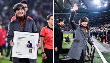 Danke, Jogi. Fanoušci se rozloučili s úspěšným trenérem krásným choreem