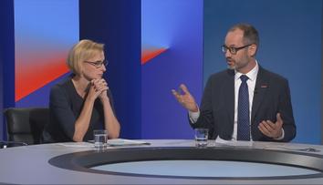 Konečná: Chcete zapojit NATO do války. Jste mimo realitu, oponoval jí Farský