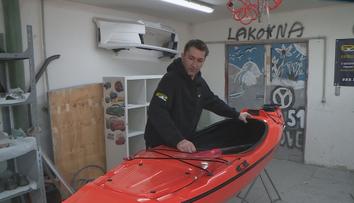 Vynálezce z Olomoucka ukázal speciálně upravený kajak s elektromotorem