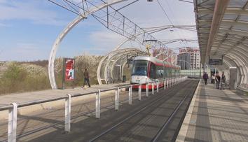 Na pražském Barrandově se srazily tramvaje. Škoda je obrovská