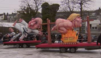 Trump na rožni! Světové lídry zesměšňuje festival v Německu