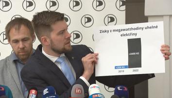 Piráti chtějí zdanit uhlobarony. Peníze plánují využít na sociální účely