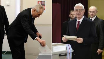 PŘÍMÉ PŘENOSY ze štábů: Radost u Zemana, smutek u Drahoše