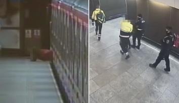 Namol opilý hoch (14) se z metra plazil, pak skoro strhl alkoholtester