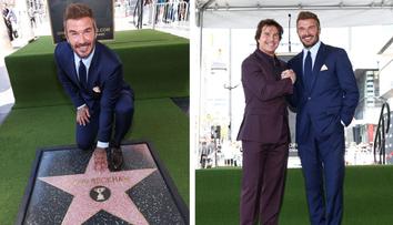 Velká pocta pro Beckhama! Dočkal se hollywoodské hvězdy, gratuloval i Cruise