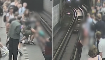 Sedmiletý chlapec spadl do kolejiště metra. Od smrti ho dělilo několik vteřin