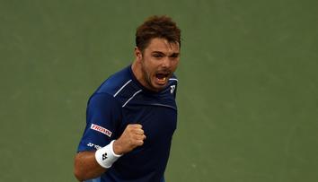 Švýcarský tenista Wawrinka slaví, na party pozval imaginární kámoše