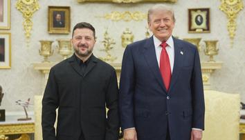 Zelenskyj se v Bílém domě sešel s Trumpem. Jednali o zbraních a diplomacii
