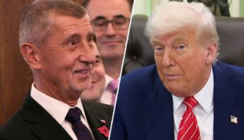 Babiš telefonoval s Trumpem. Probrali válku, migraci i společnou minulost