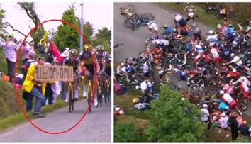 Divačka, která způsobila těžký pád na Tour, je v rukou policie. Co jí hrozí?