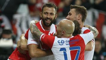 SESTŘIH ZÁPASU: Maccabi - Slavia 0:2. Ostrými pálil Hušbauer