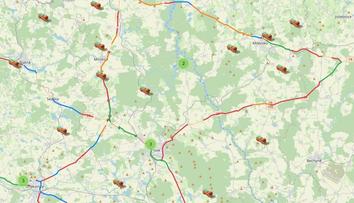 MAPA: Sněží a chcete vyjet na cestu? Portál vám ukáže udržované silnice