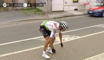 Držkopád českého cyklisty! Kreuziger poznal tvrdost silnice