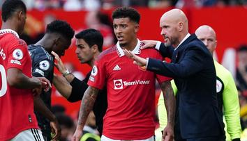 Uražený ten Hag a jeho zákazy. Sancho nemůže už používat ani týmovou jídelnu