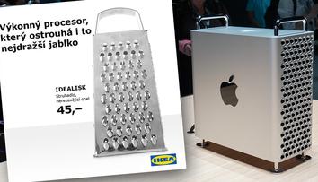Apple představil nový počítač za statisíce. IKEA se mu vysmála
