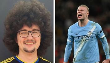 Manchester City si utahuje z vlasatého fanouška United. Využil Haalanda