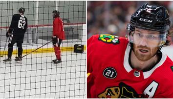 Takhle na to musíš, mladej. Veterán NHL cepuje českého mladíka