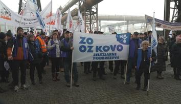 V Ostravě se sešly stovky odborářů. Požadují větší podporu průmyslu a ochranu práce